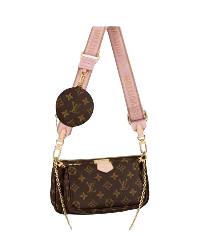 LV Bag -Sling Pink, Khaki and Brown - Fragrance Deliver SA