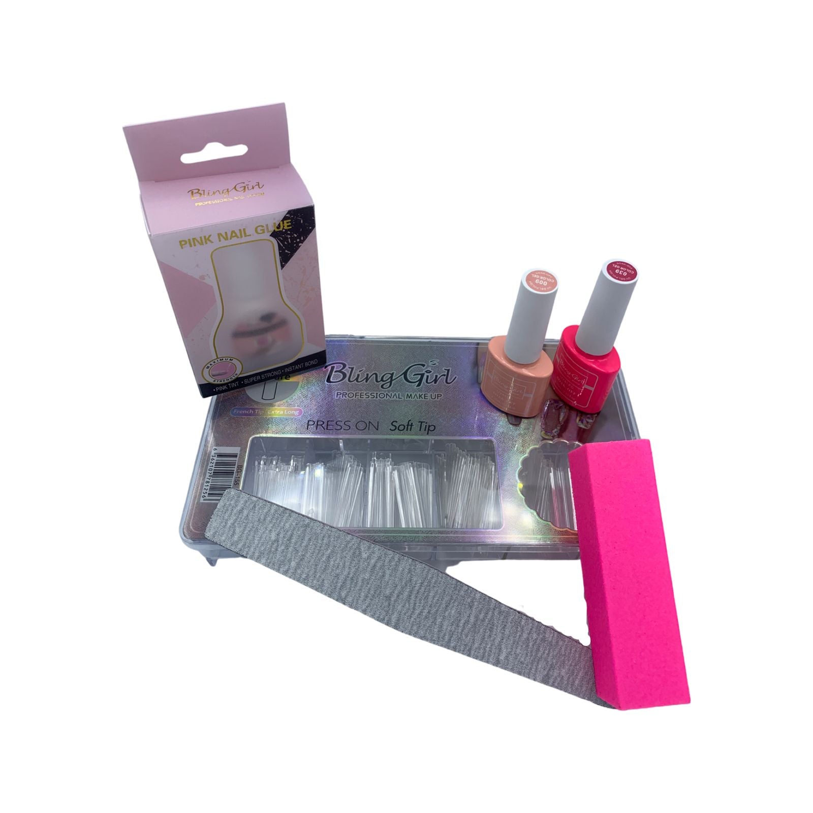 Bling Girl professional Nail Set (Imported) - Fragrance Deliver SA