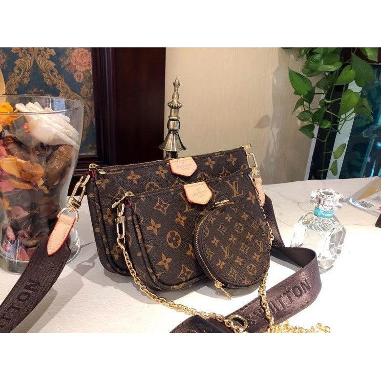 LV Bag -Sling Pink, Khaki and Brown - Fragrance Deliver SA
